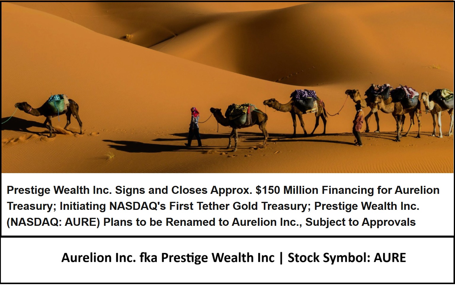 Aurelion: FKA: Prestige Wealth, Inc. NASDAQ: AURE