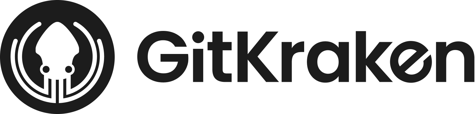 Gitkraken Standard Logo Monochrome Dark
