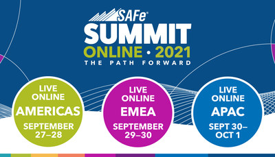 The two-day 2021 Global SAFe Summit will be online in three time zones, Americas, Europe, and Asia.