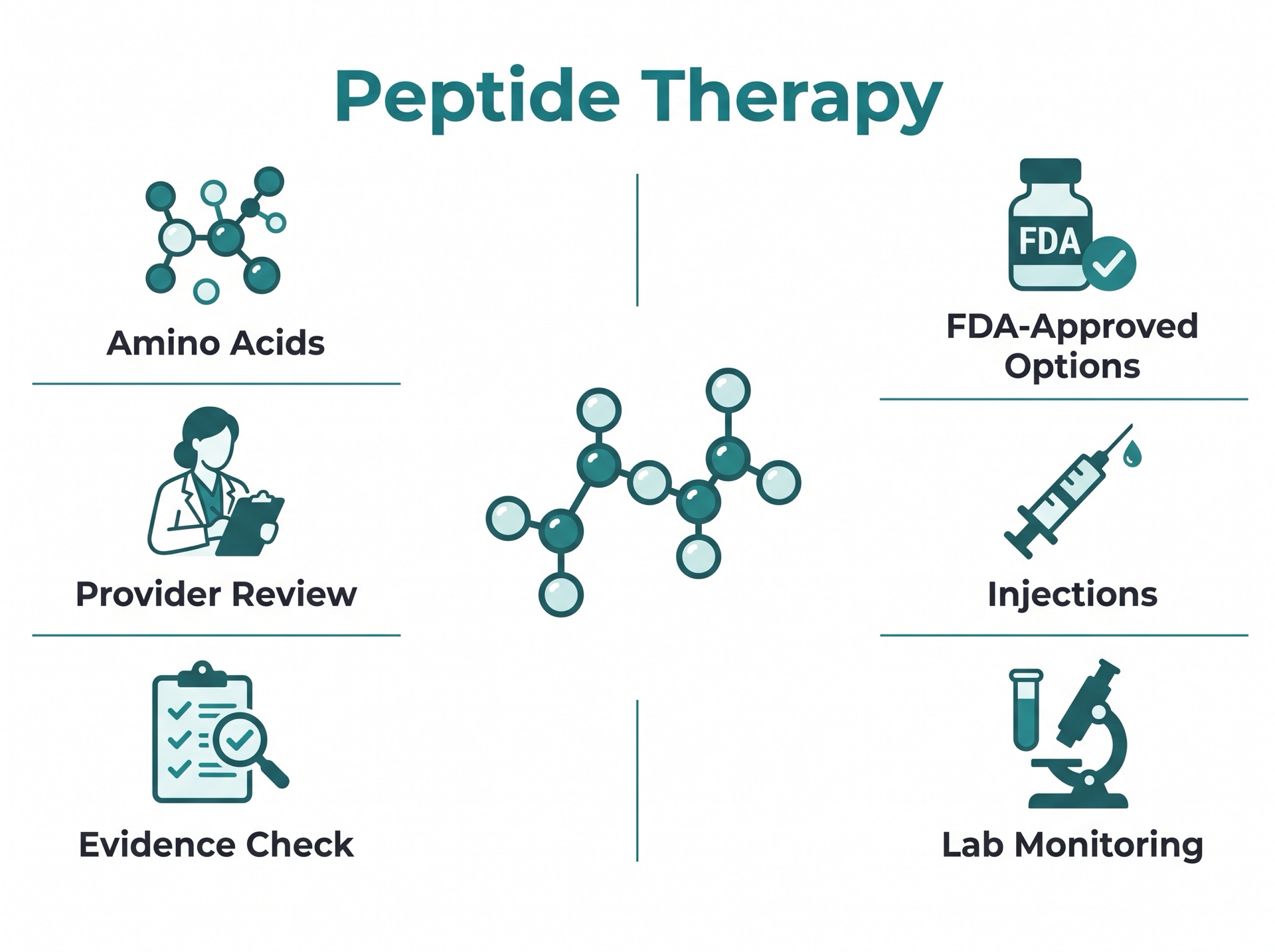 Peptide Therapy Infographic Newark Delaware