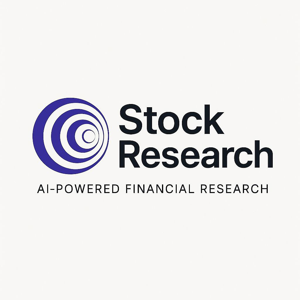 Stock Research Logo White