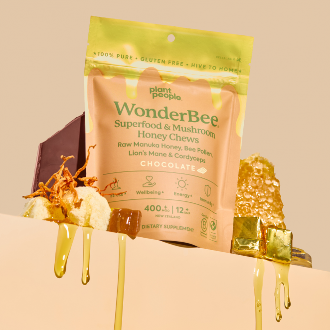 WonderBee Superfood & Mushroom Honey Chews